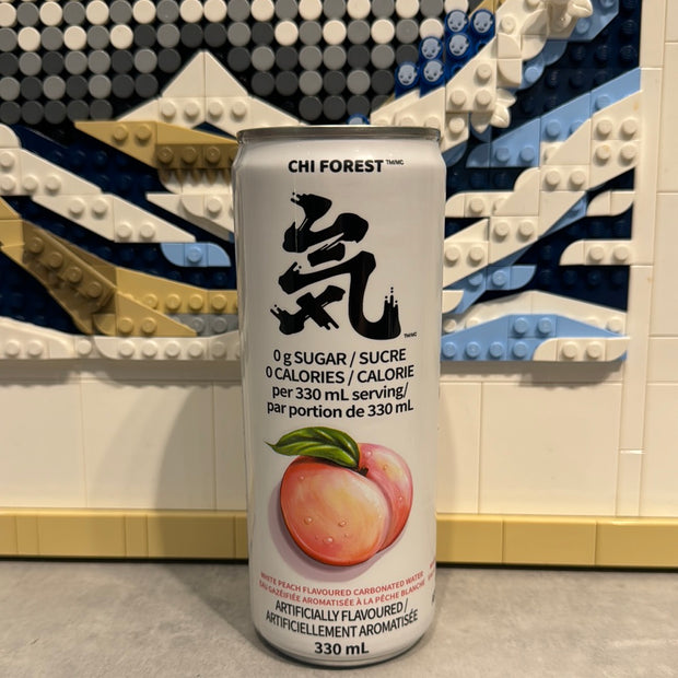 Boisson gazeuse(saveur pêche) 330mL YQSL元气森林 白桃味气泡水
