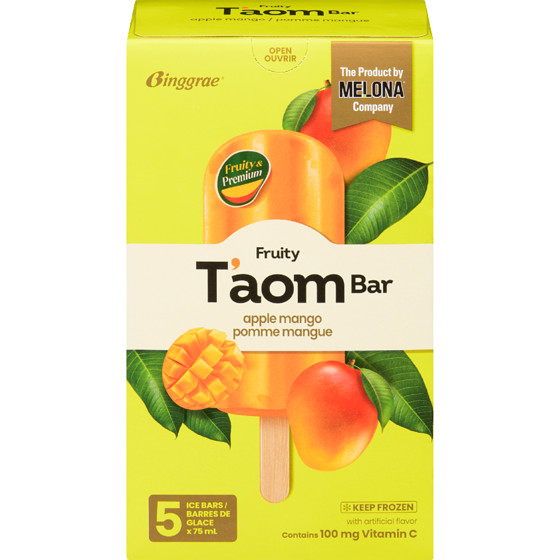 T'AOM barre glacée à la mangue