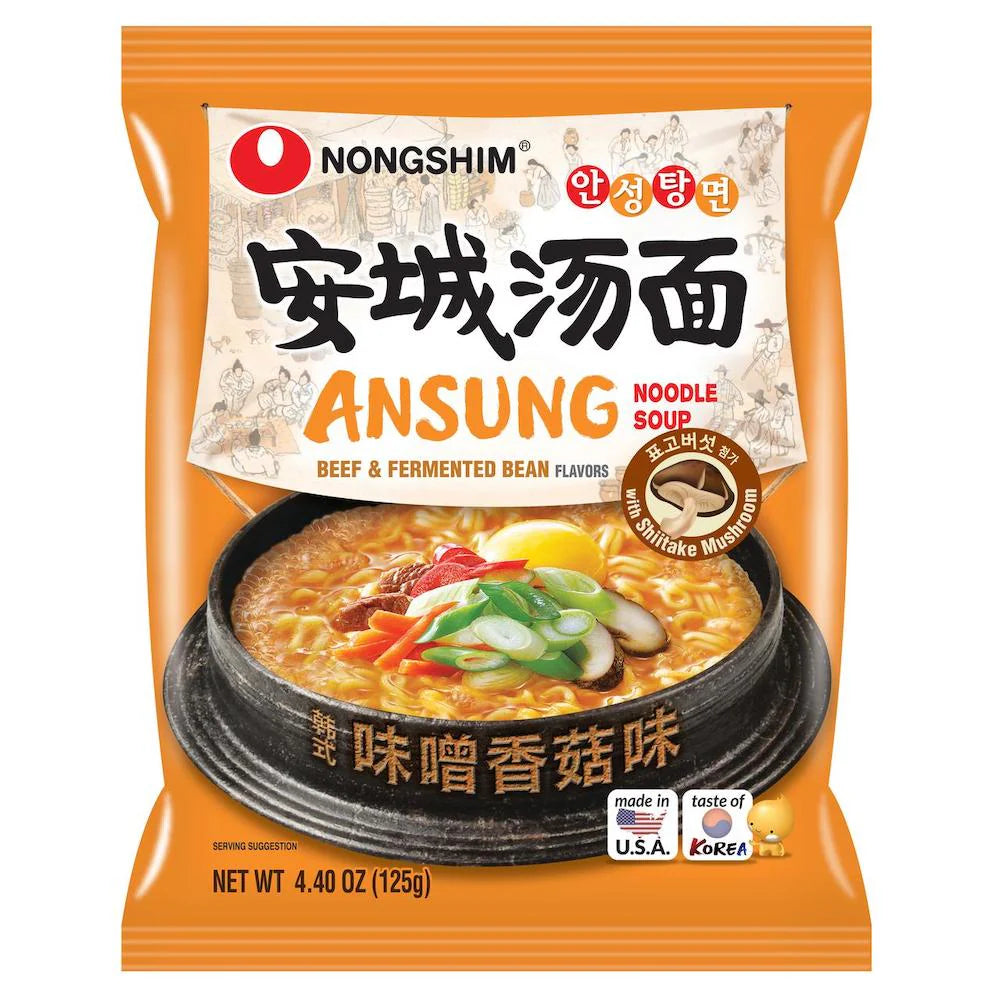 Ramen instantané coréen ANSUNG Nongshim农心 安城汤面 125g