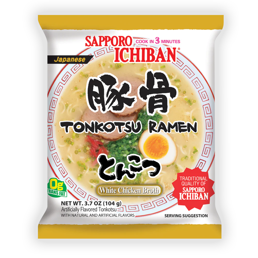 Nouilles instantanées à la japonaise(Ramen Tonkotsu) SAPPORO ICHIBAN