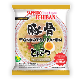 Nouilles instantanées à la japonaise(Ramen Tonkotsu) SAPPORO ICHIBAN