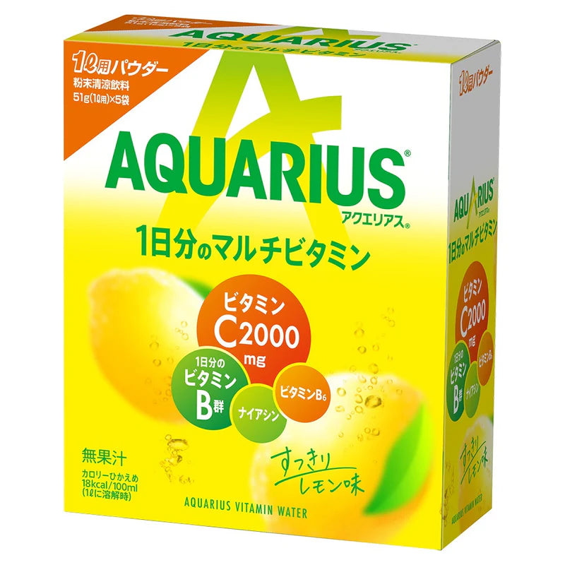 COCA-COLA Poudre d’aquarius multivitamine 5sachets