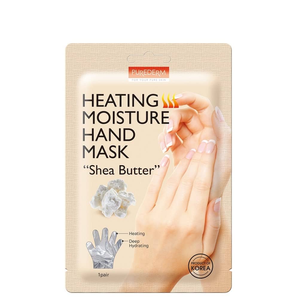 PUREDERM Heating Moisture Hand Mask Shea Butter 1 Pair