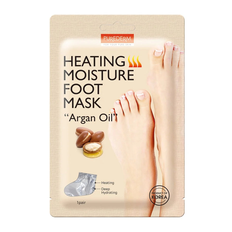 PUREDERM Heating Moisture Foot Mask Shea Butter 1 Pair