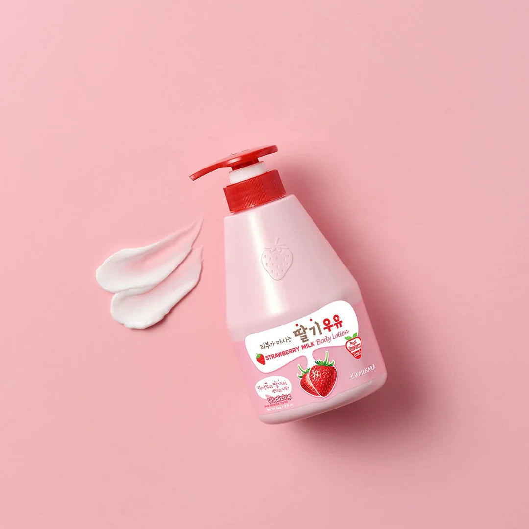 KWAILNARA Lotion pour le corps au lait de fraise 560g