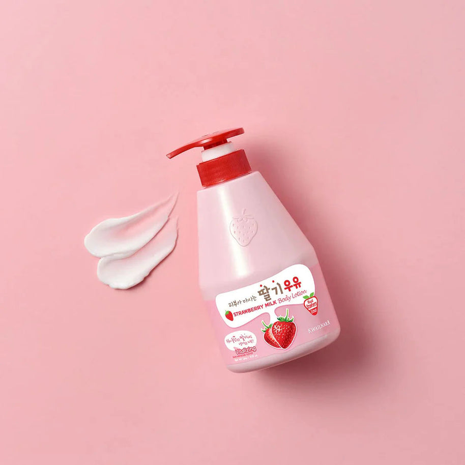 KWAILNARA Lotion pour le corps au lait de fraise 560g