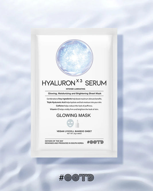 OOTD Triple Hyaluron Acid Serum Glowing Mask