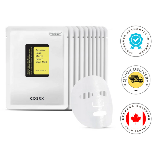 COSRX Masque Advanced Snail Mucin Power Sheet Mask 10pc