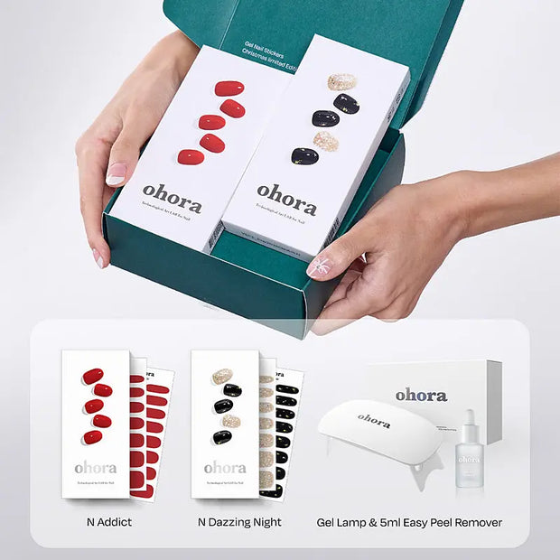 OHORA Gel Nail Sticker Set Christmas Edition
