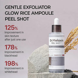 DR MELAXIN Peel Shot Exfoliant Black Rice Ampoule 80ml