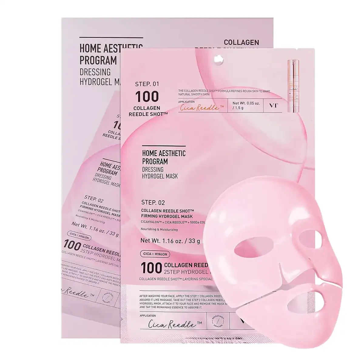 VT Collagen Reedle Shot 100 2 Step Hydrogel Mask
