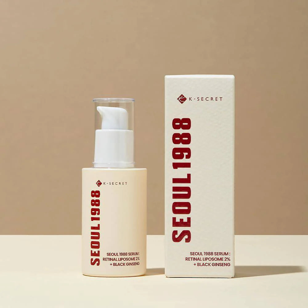 KSECRET Seoul 1988 Serum Retinal Liposome 2% +
Black Ginseng 30ml