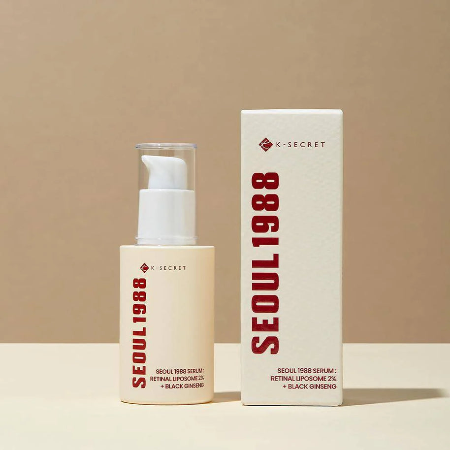 KSECRET Seoul 1988 Serum Retinal Liposome 2% +
Black Ginseng 30ml