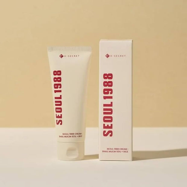 KSECRET Seoul 1988 Cream Snail Mucin 93% + Rice 100ml