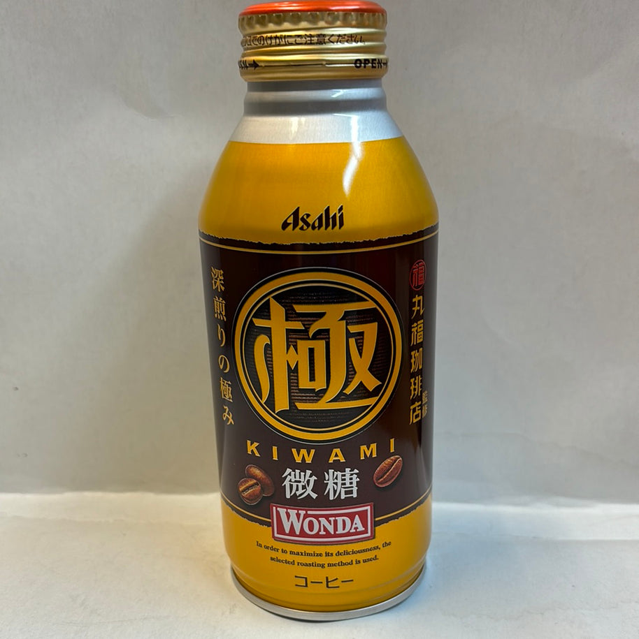 Café au lait moins de sucre Kiwami Wonda ASAHI