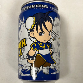 OCEANBOMB Street Fighter thé noir pétillant à la pêche 街霸 水蜜桃味红茶气泡水330mL