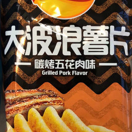 Chips Lay‘s (saveur porc grillé) 乐事 炭烤五花肉味 大波浪薯片