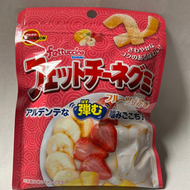 Bonbon stick mou Fettuccine (saveur pêche/banane/fraise) BOURBON