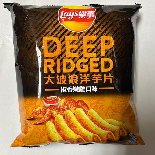 Chips Lay‘s (saveur poulet épicé) 乐事 椒香嫩鸡口味 大波浪薯片 30.5g