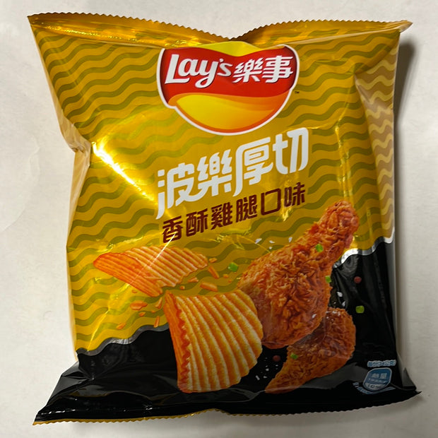 Chips Lay‘s (saveur poulet frit) 乐事 香酥鸡腿口味 薯片 34g