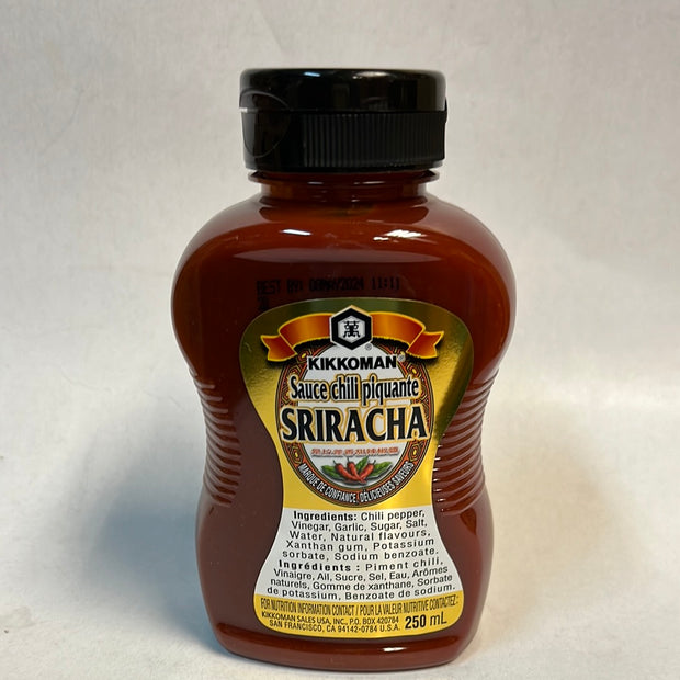 Sauce Sriracha KIKKOMMAN 是拉差辣酱250mL