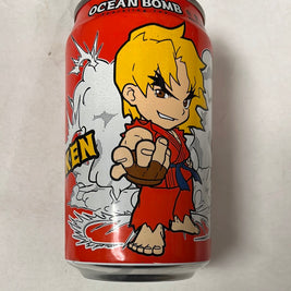 OCEANBOMB Street Fighter thé noir pétillant au raisin blanc 街霸 白葡萄味红茶气泡水330mL