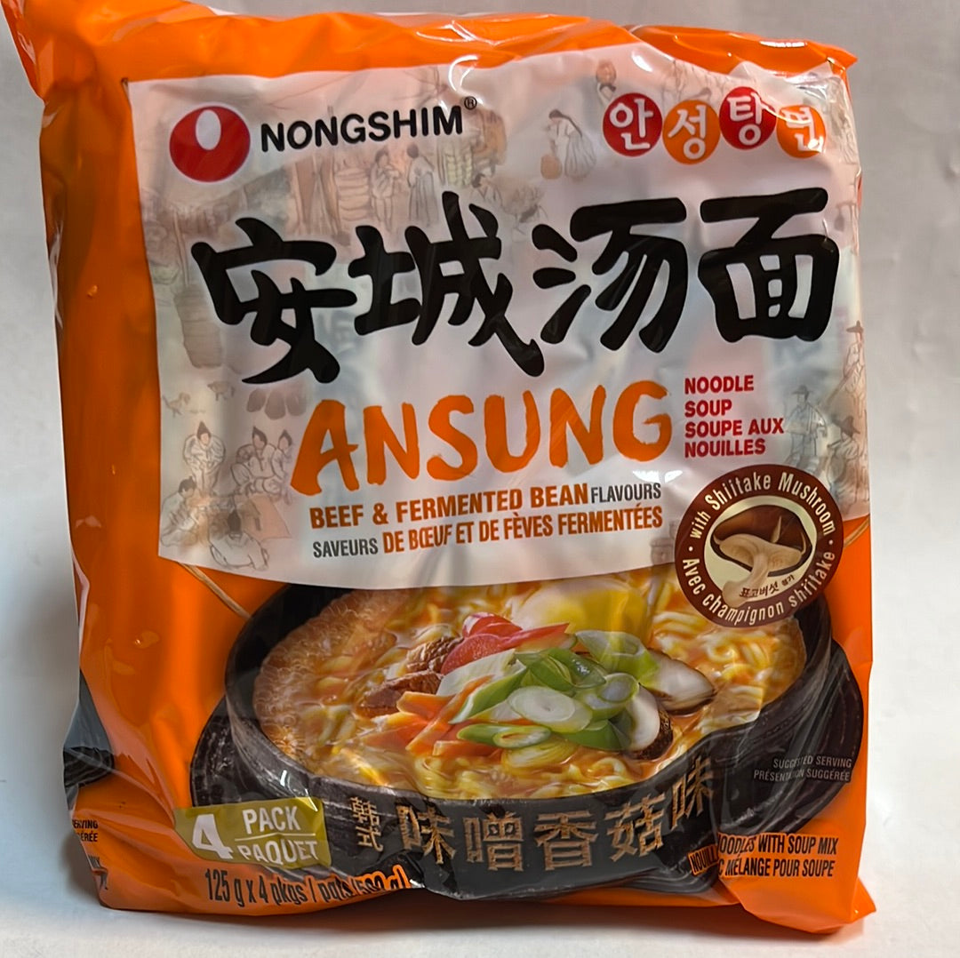 Ramen instantané coréen ANSUNG Nongshim农心 安城汤面 125g