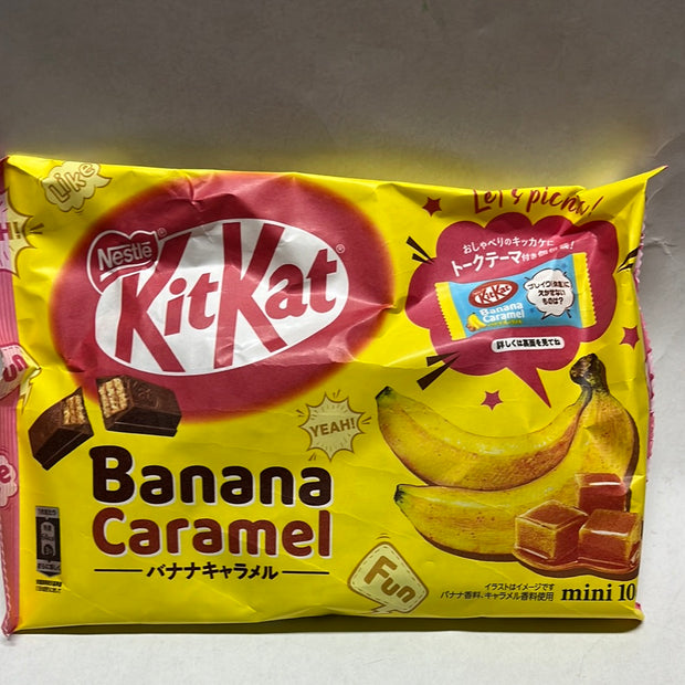 KitKat au banane et caramel 10pc