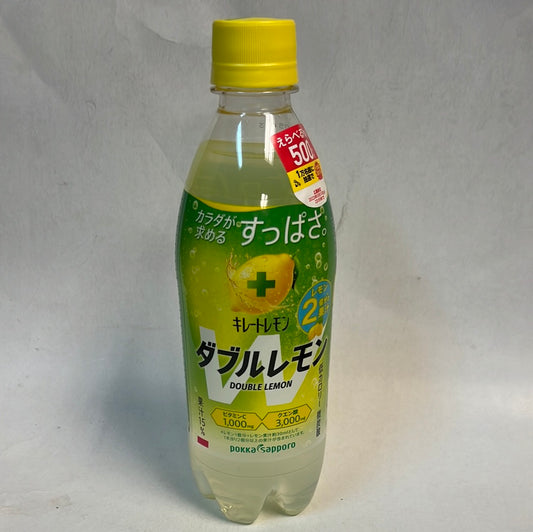 Boisson pétillante au citron DOUBLE LEMON 🇯🇵 POKKA SAPPORO 500mL