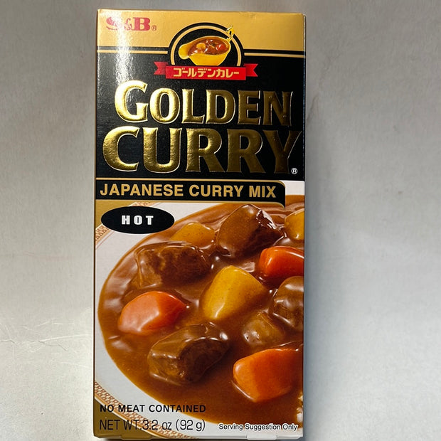 Mélange pour curry japonais GOLDEN CURRY S&B (saveur épicée) 92g