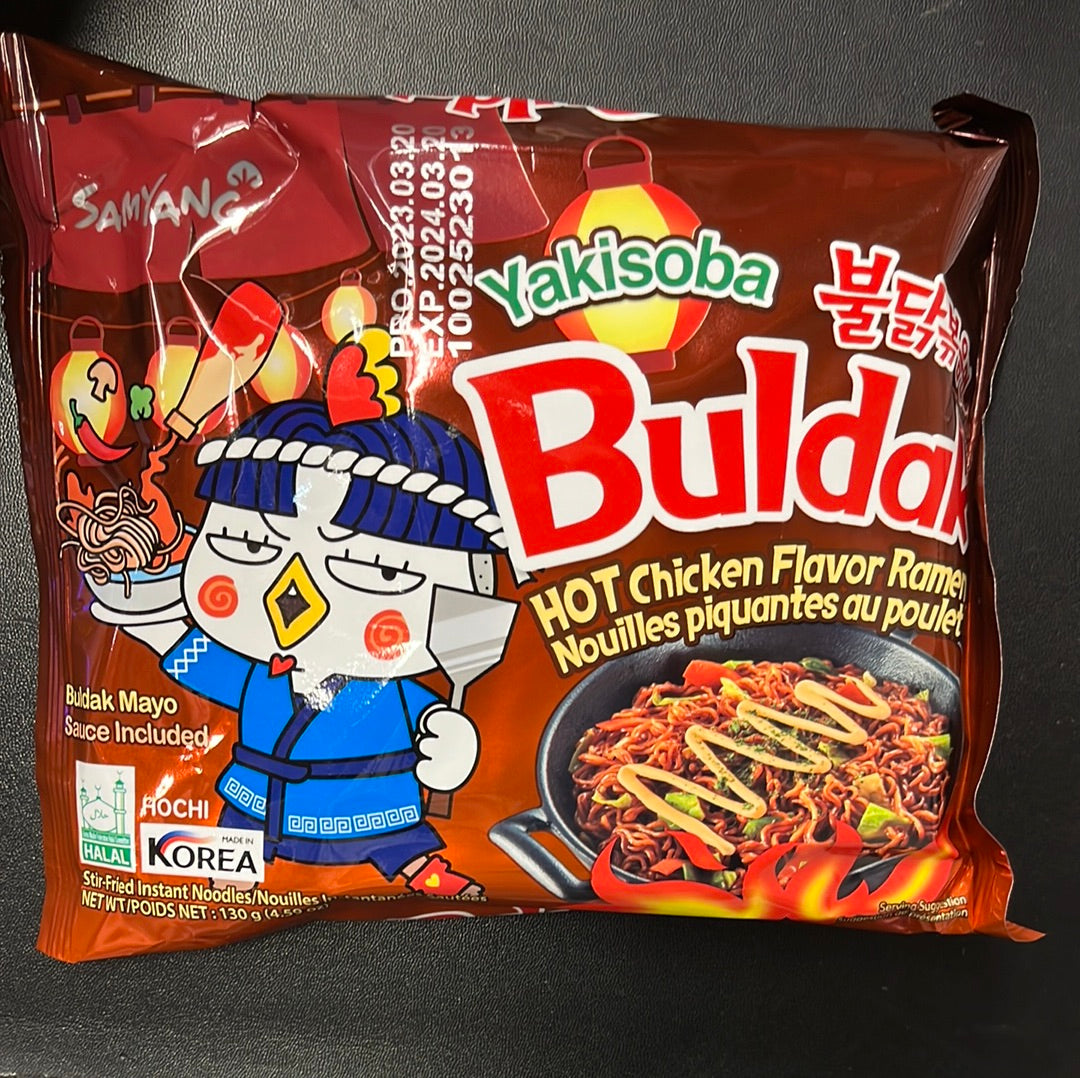 Nouilles piquantes style YAKISOBA SAMYANG BULDAK 日式炒面味火鸡面 130g