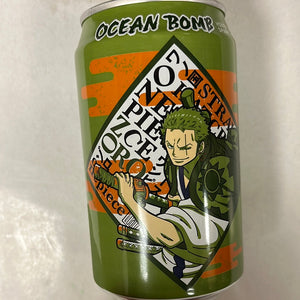 One Piece OCEAN BOMB (saveur miel et citron)蜂蜜柠檬味气泡水330mL