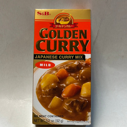 Mélange pour curry japonais GOLDEN CURRY S&B (saveur douce) 92g