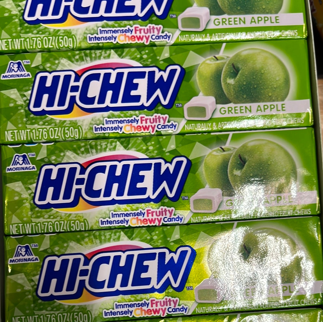 Hi-chew à la pomme verte 50g