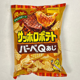 CALBEE chips (saveur viandes et légumes BBQ) 72g