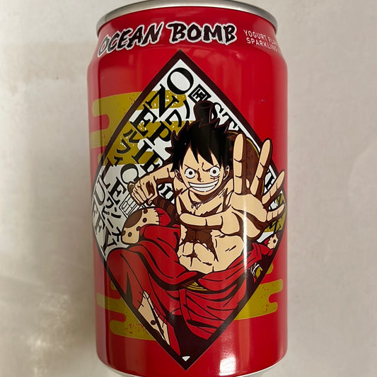 One Piece OCEAN BOMB (saveur yogourt) 乳酸菌味气泡水330mL