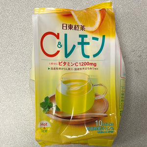 Poudre de boisson au citron japonais 日东红茶 柠檬冲泡果汁