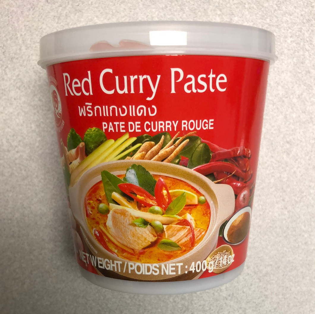 Pâte de curry rouge 红咖喱酱 400g cari