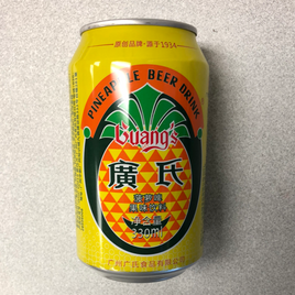 Soda (saveur ananas) 广式 菠萝啤汽水 330mL