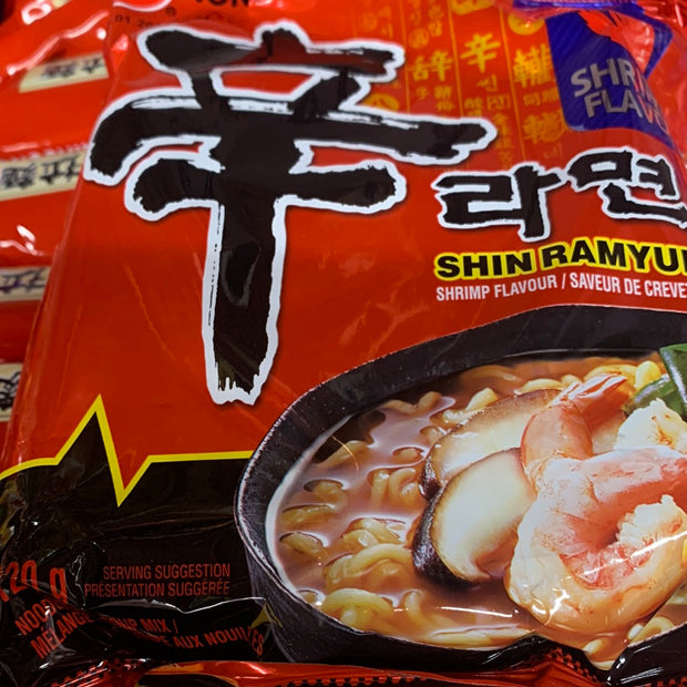 Nouille Shin NONGSHIM (saveur de crevettes) 农心 鲜虾味辛拉面 120g