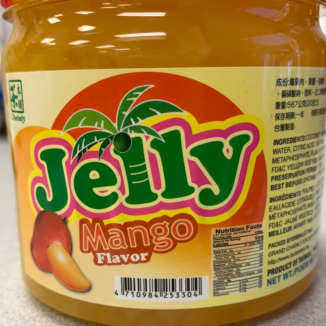Jelly mango flavor 芒果味椰果肉 567g