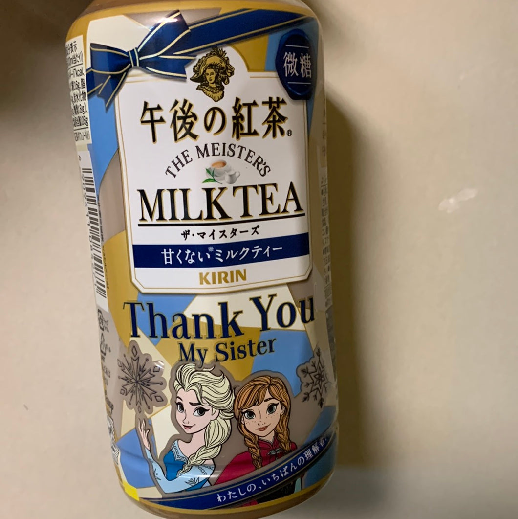Thé au lait (moins de sucre) Kirin 午后红茶 微糖奶茶 500mL