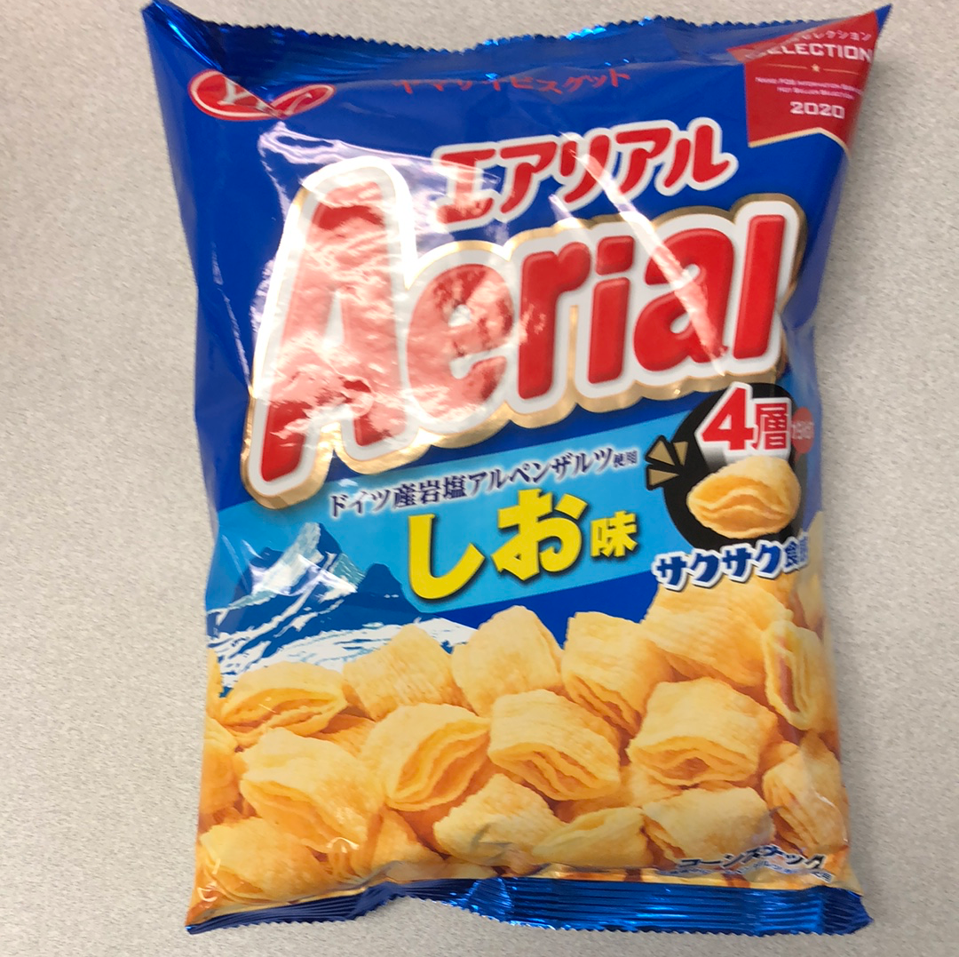 Chips à maïs japonais sel Aerial YBC 日本🇯🇵玉米片 75g 石板烧