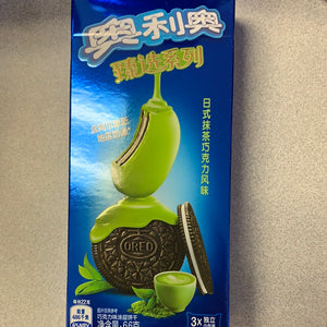 日式抹茶巧克力风味奥利奥 OREO biscuit enrobé de matcha
