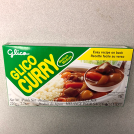 Base de curry japonais Glico 中辣 咖喱块