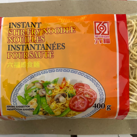 Nouilles instantanées pour sauter 六福即食面 400g