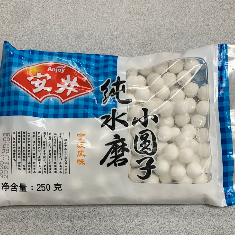 Boulettes de riz gluant纯水磨 小圆子250g
