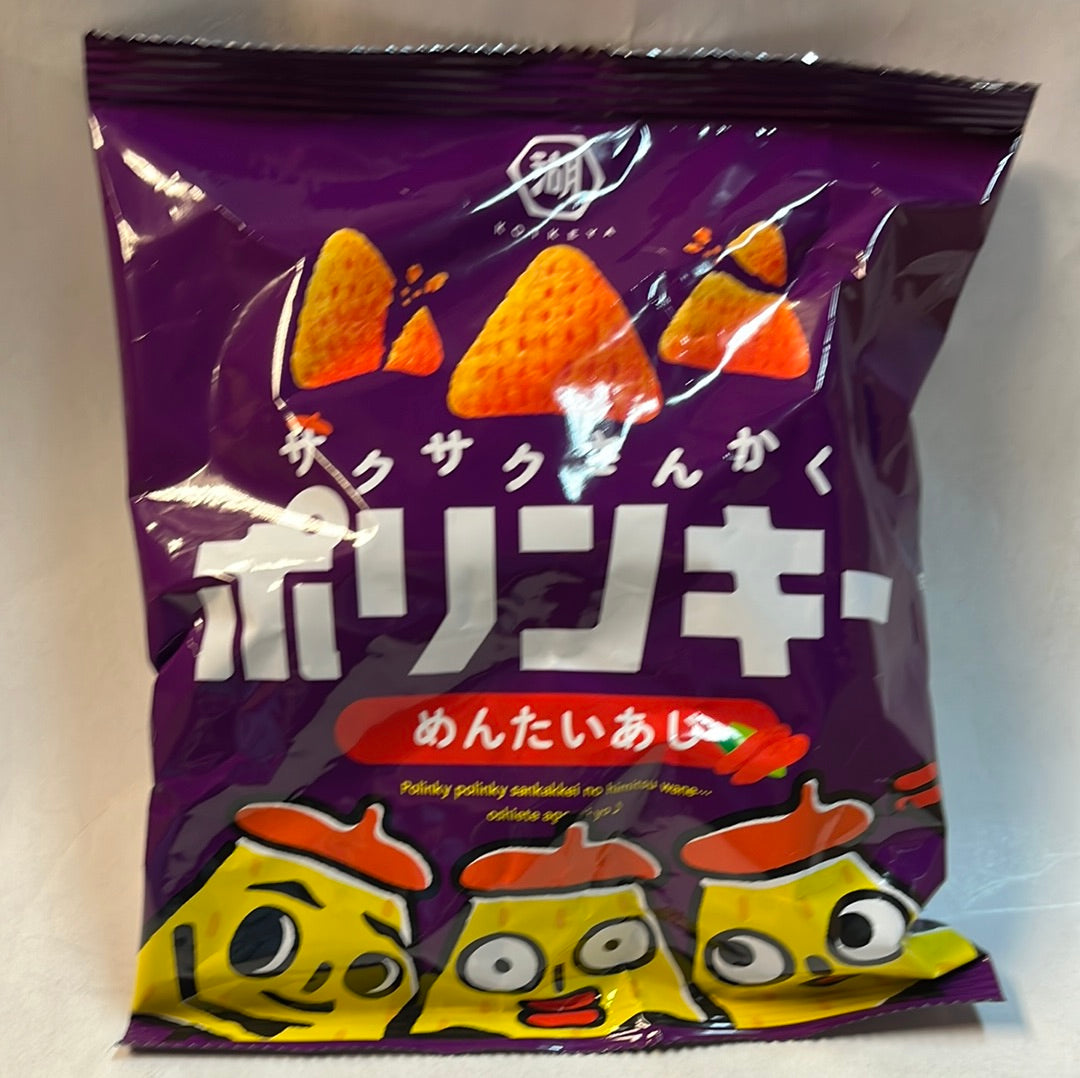Chips de maïs POLINKY KOIKEYA 🇯🇵 湖池屋 明太味 粟米脆 60g