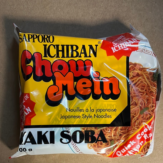 Nouilles instantanées à la japonaise(saveur Yakisoba) SAPPORO ICHIBAN 100g