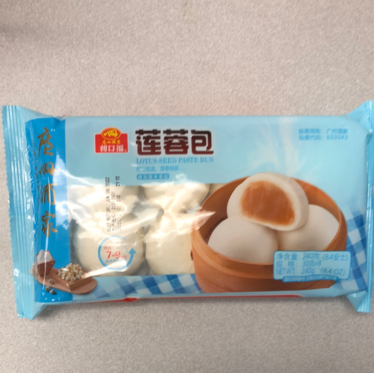 Brioche de pâte de grain de lotus LKF 利口福 莲蓉包240g